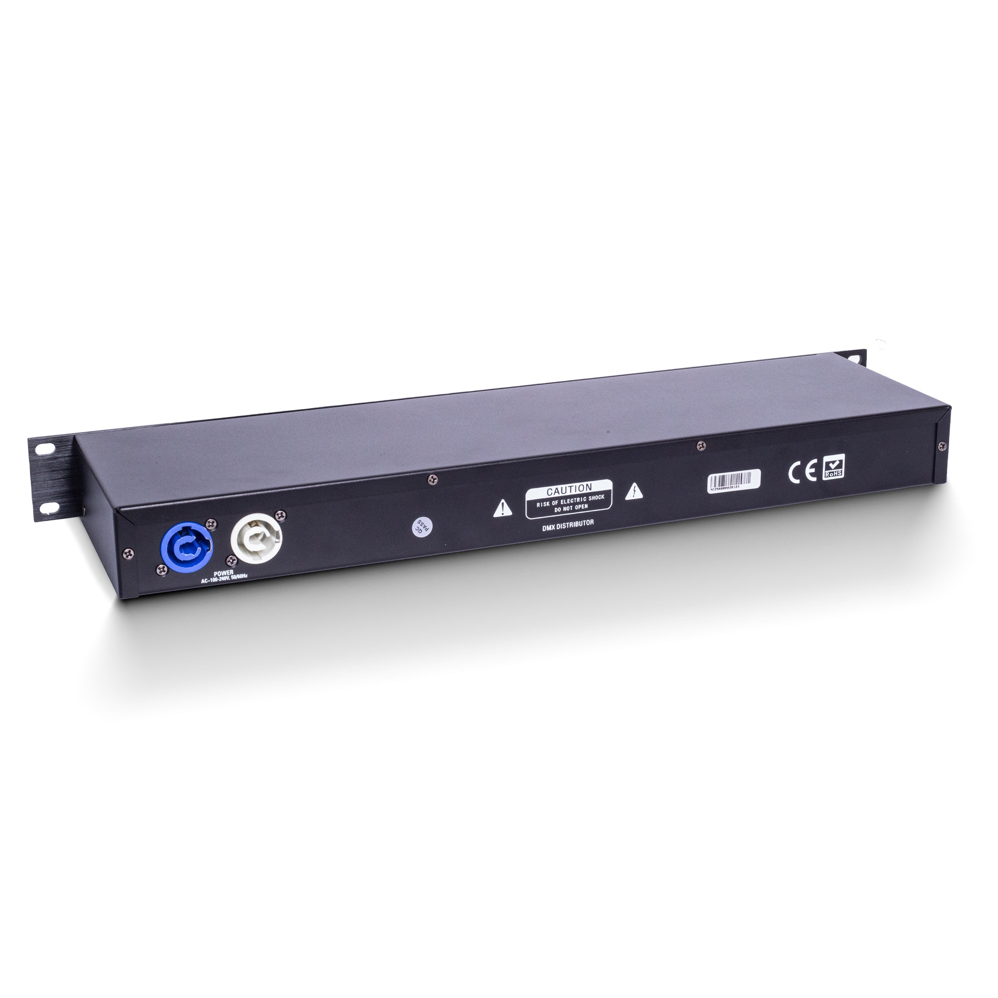 PKnight RDM8802 8-Channel DMX/RDM Splitter Distributor|1-In/8-Out DMX512 Signal Amplifier | RDMCompatible 3-Pin XLR Rack-Mount Lighting Controller