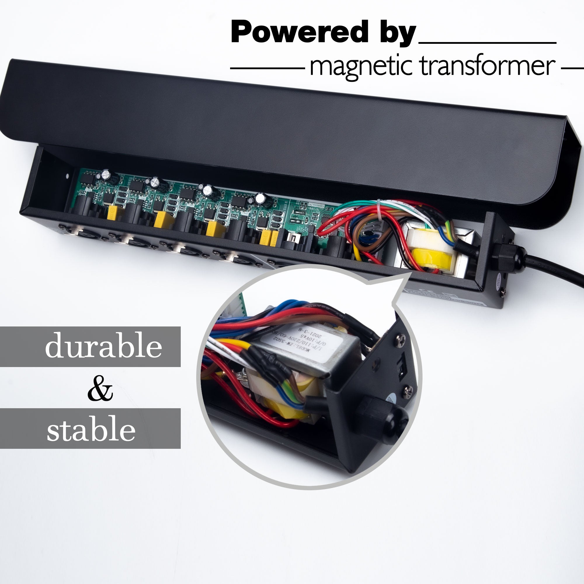 Pknight 4 Way Isolated DMX Splitter Bar ,Truss Mountable