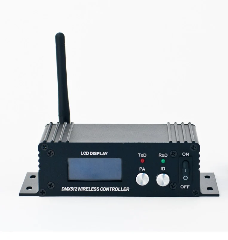PKnight Wireless DMX Transmitter or Receiver DMX512 2.4GHz Digital Display 400 Meter Communication Distance XLR3