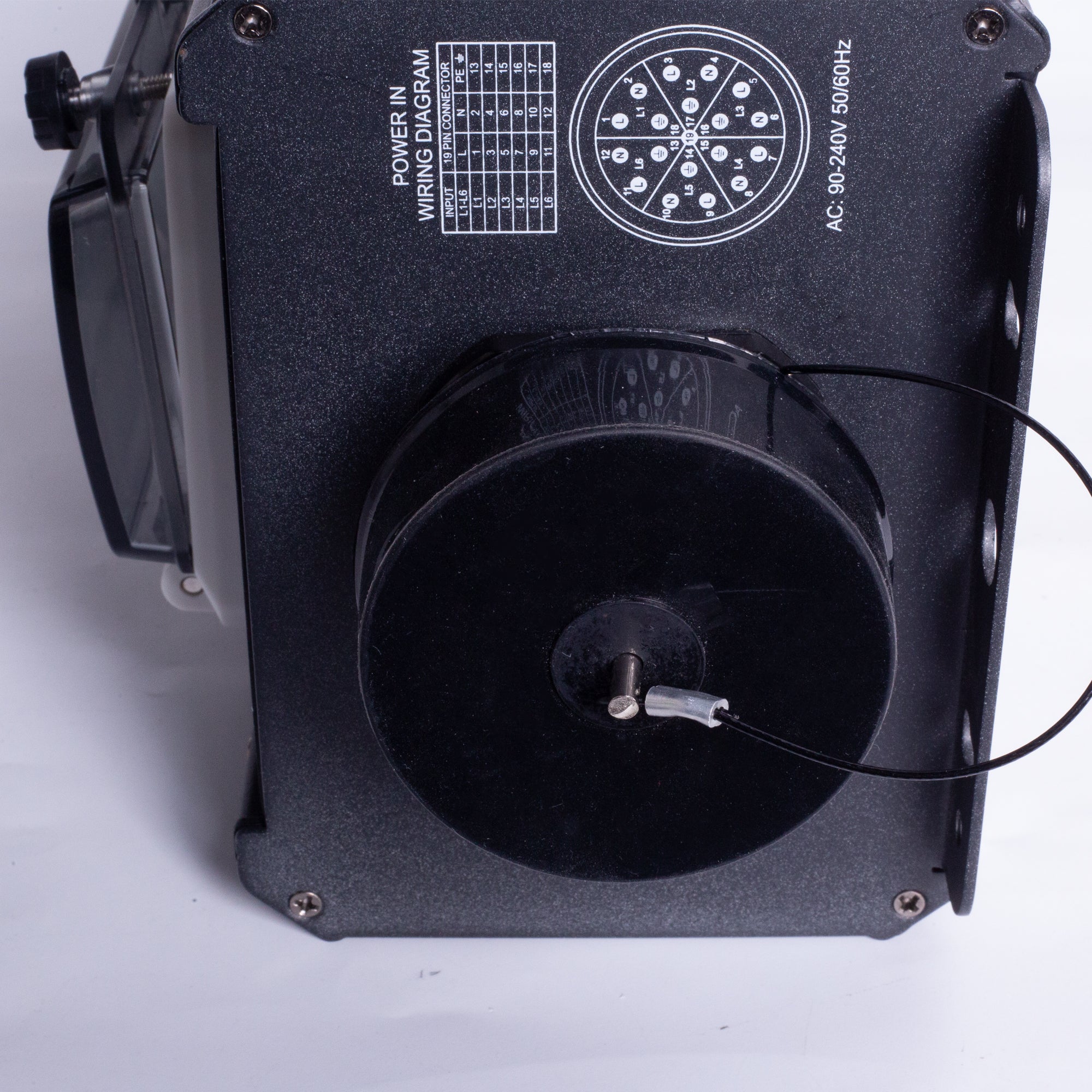 PKnight 19-Pin Input Stage Power Distribution Box, AC90-240V Power Distro Unit with 6 x16ATRUE1 Female Outputs for Stage Lighting