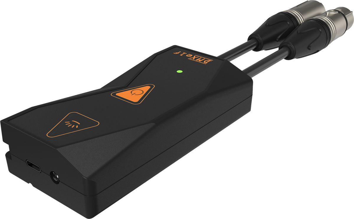 Pknight DMXelf original transparent product layer, cables and metal connectors