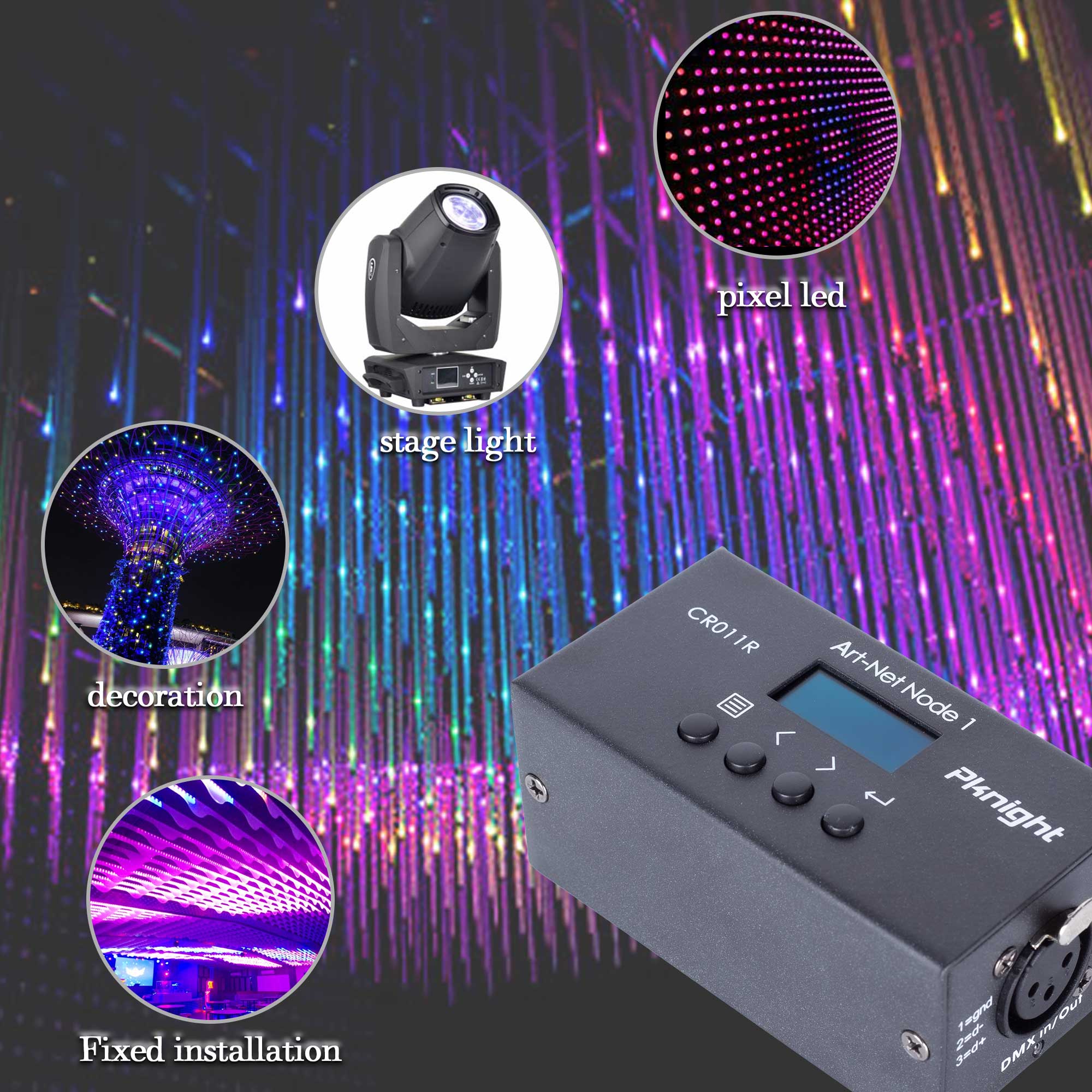 Pknight bi-directional ArtNet Controller CR011R