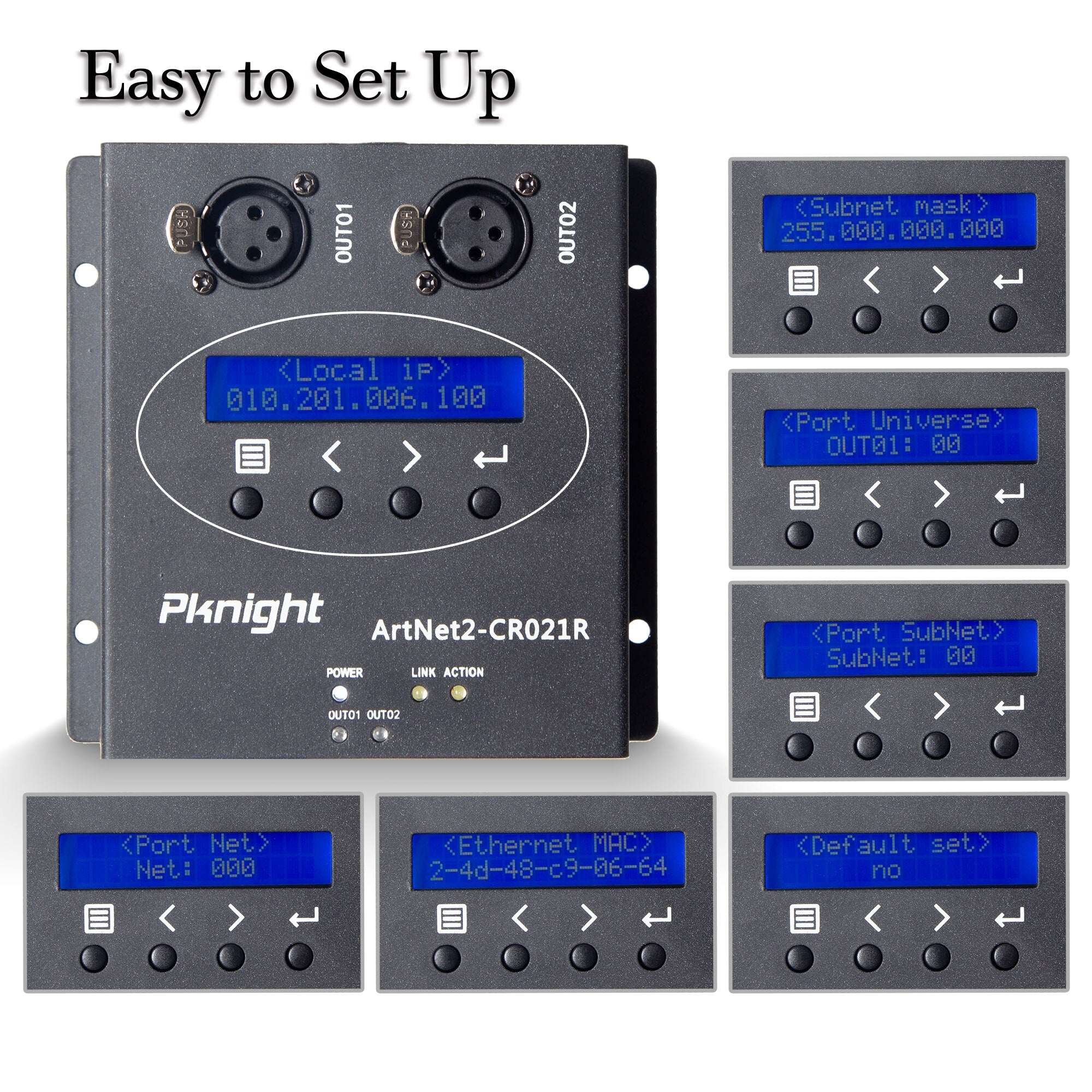 Pknight CR-Series ArtNet2 - CR021R