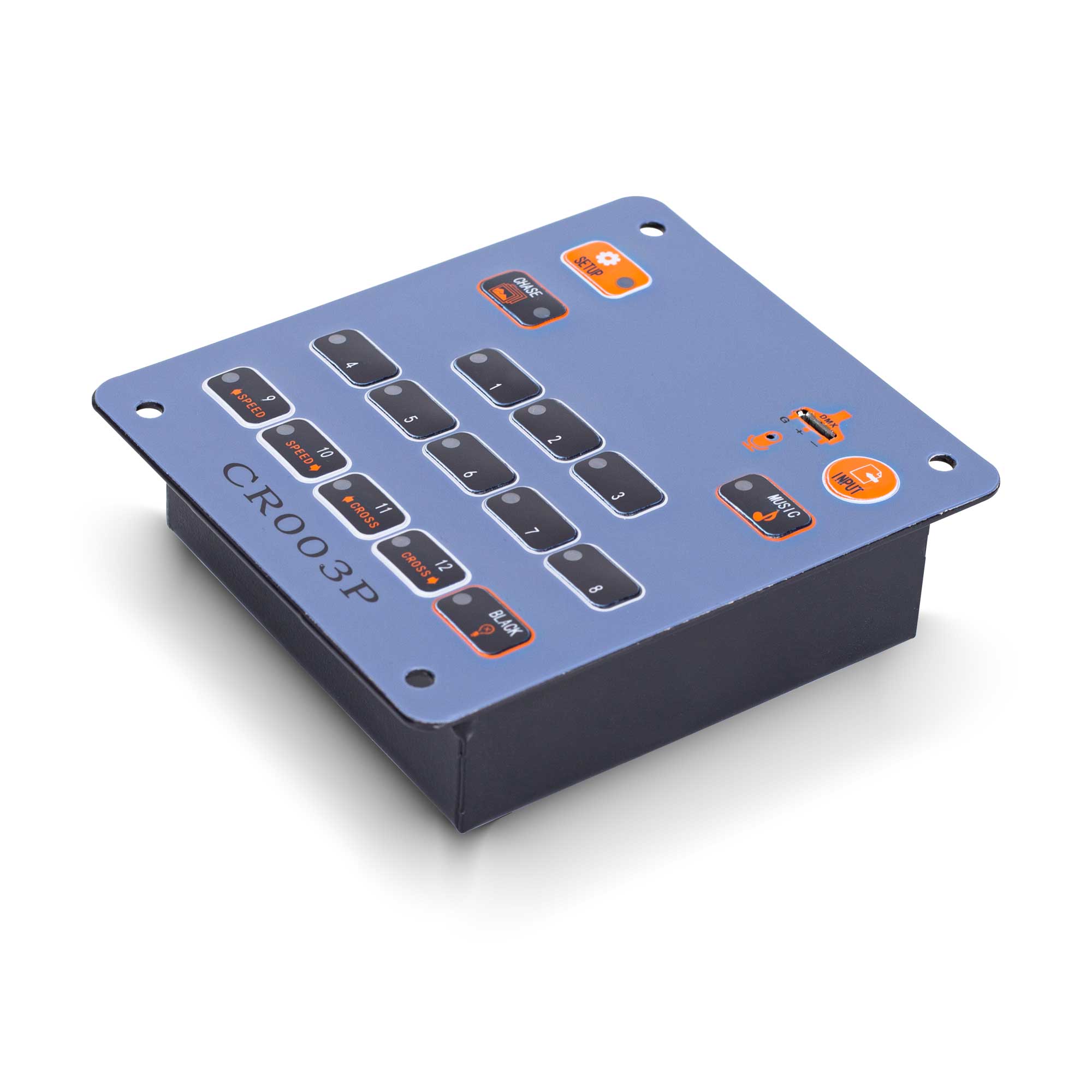 Pknight DMX Wall Mounted Controller Compact DMX Control Station for Ch