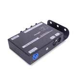 4-Channel DMX and RDM Signal Splitter with Optical Isolation and PowerCON Linking Signal Amplifier Distributor for Stage Lighting