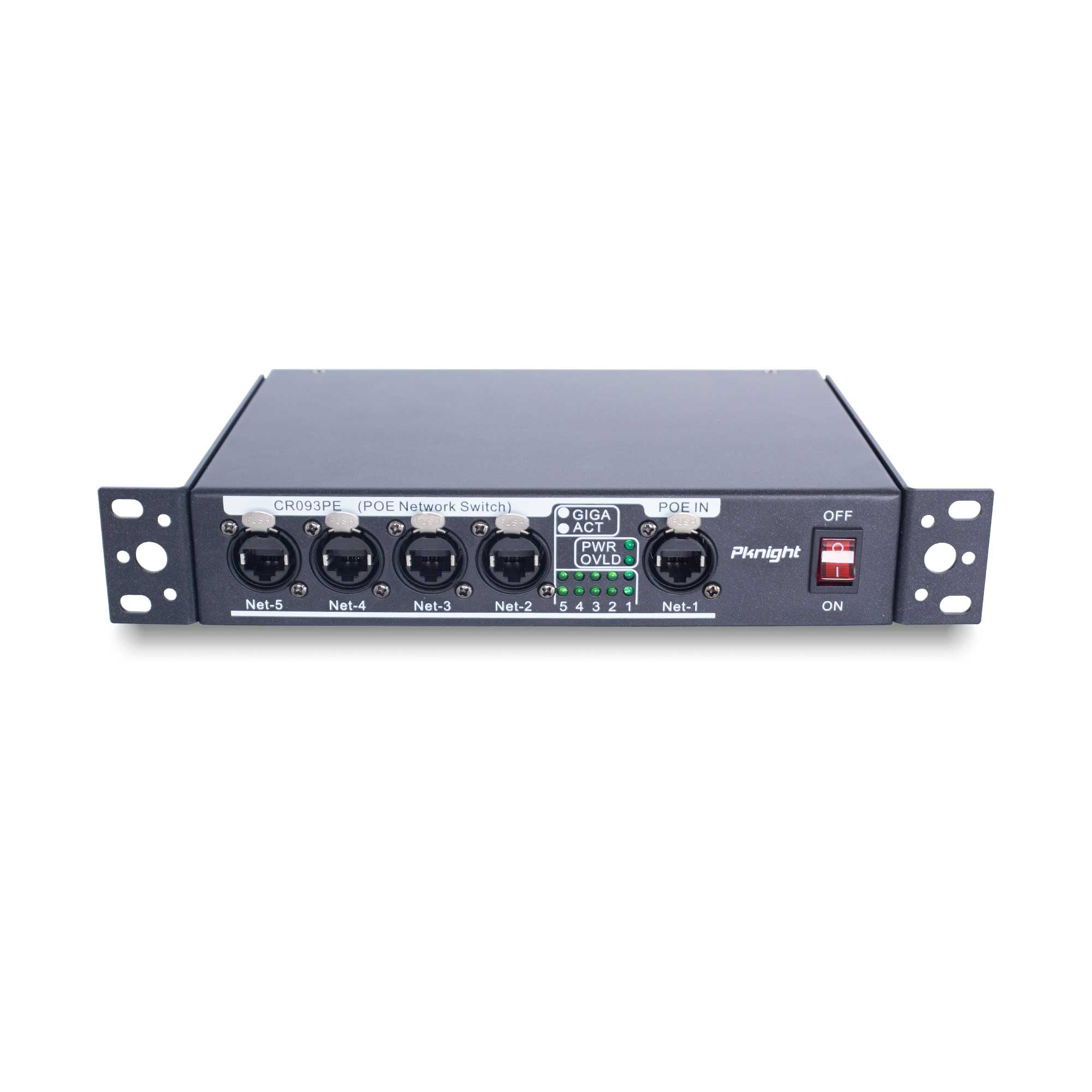 Pknight  Stage Signal etherCON Network Switch POE Available