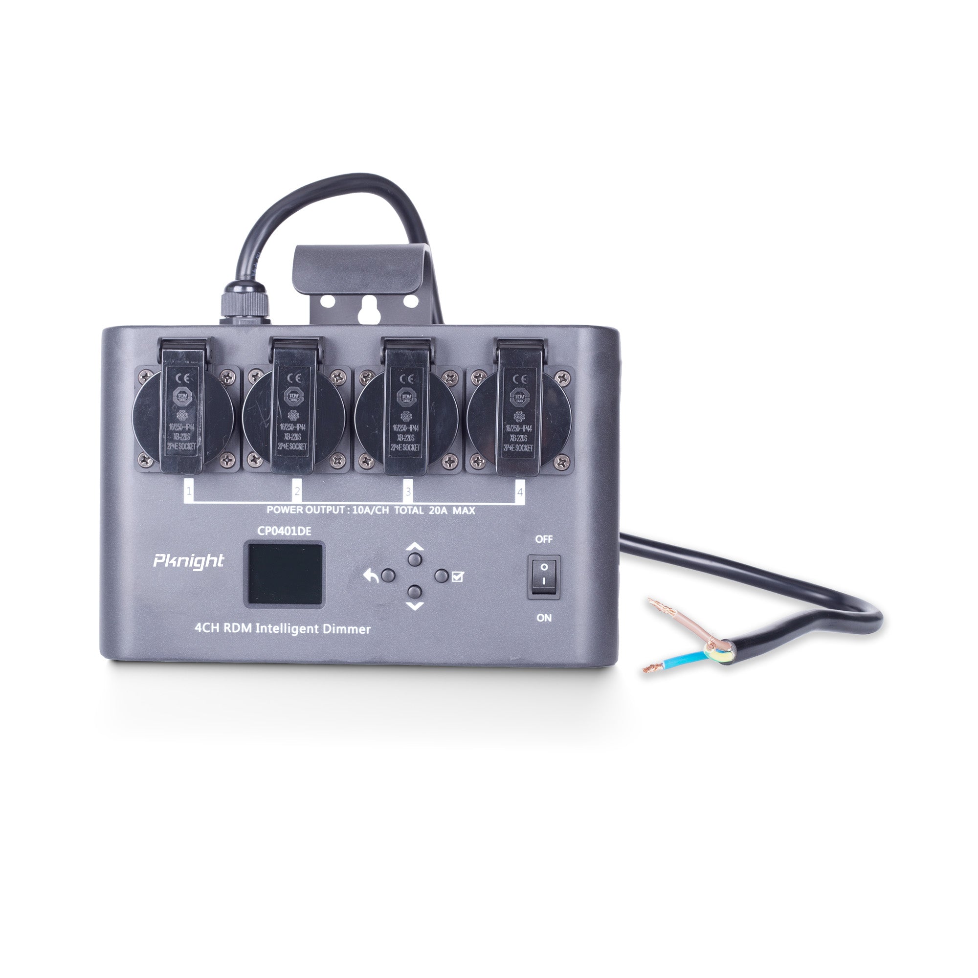 Pknight 4-channel RDM/DMX Dimmer/Switch/relay pack EU Version| Lightin