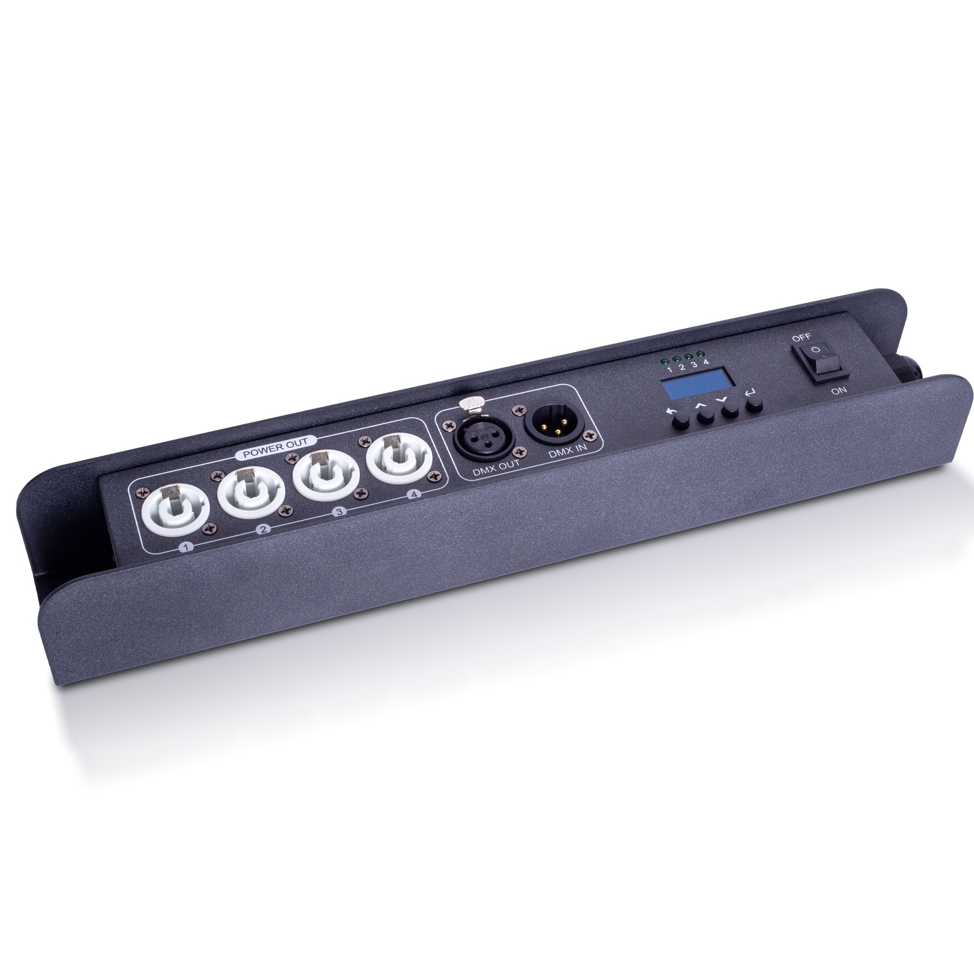 CP0402 4-Channel Power Sequencer Smart Switch, DMX512 RS485 Remote Power Controller for Stage Lighting,Audio Systems, DJEquipment and Smart Power Management