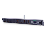 Pknight 2.4G Wireless WiFi & RS485 8-Outlet Smart PDU DMX Relay – Programmable Power Sequencer with DMX512 Control, Rack-Mount Power Distribution Unit for Home & Studio