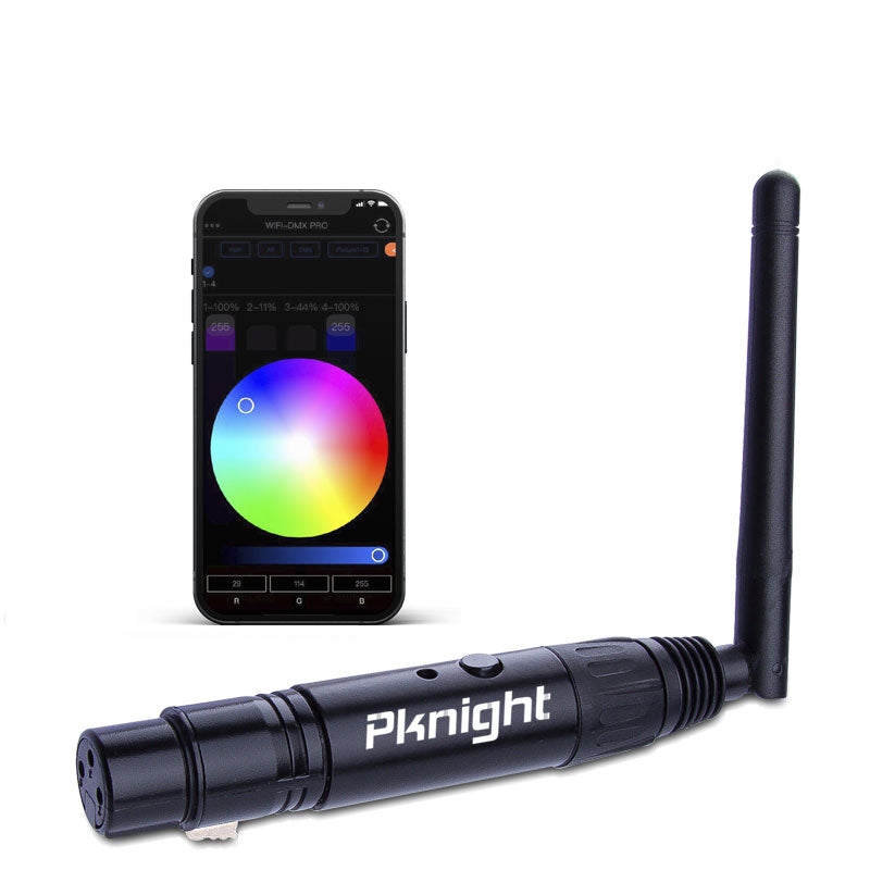 Pknight Wireless WIFI DMX EasyNode 3-pin