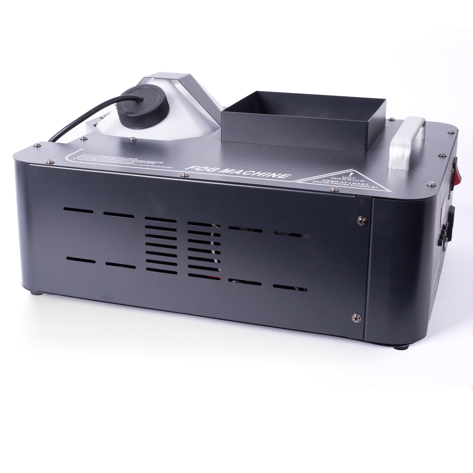 1500W Vertical Fog Machine with RGB LED Lights, DMX LCD DJ Stage Fogger for Party, Club, Wedding, Fog Fluid Not Included