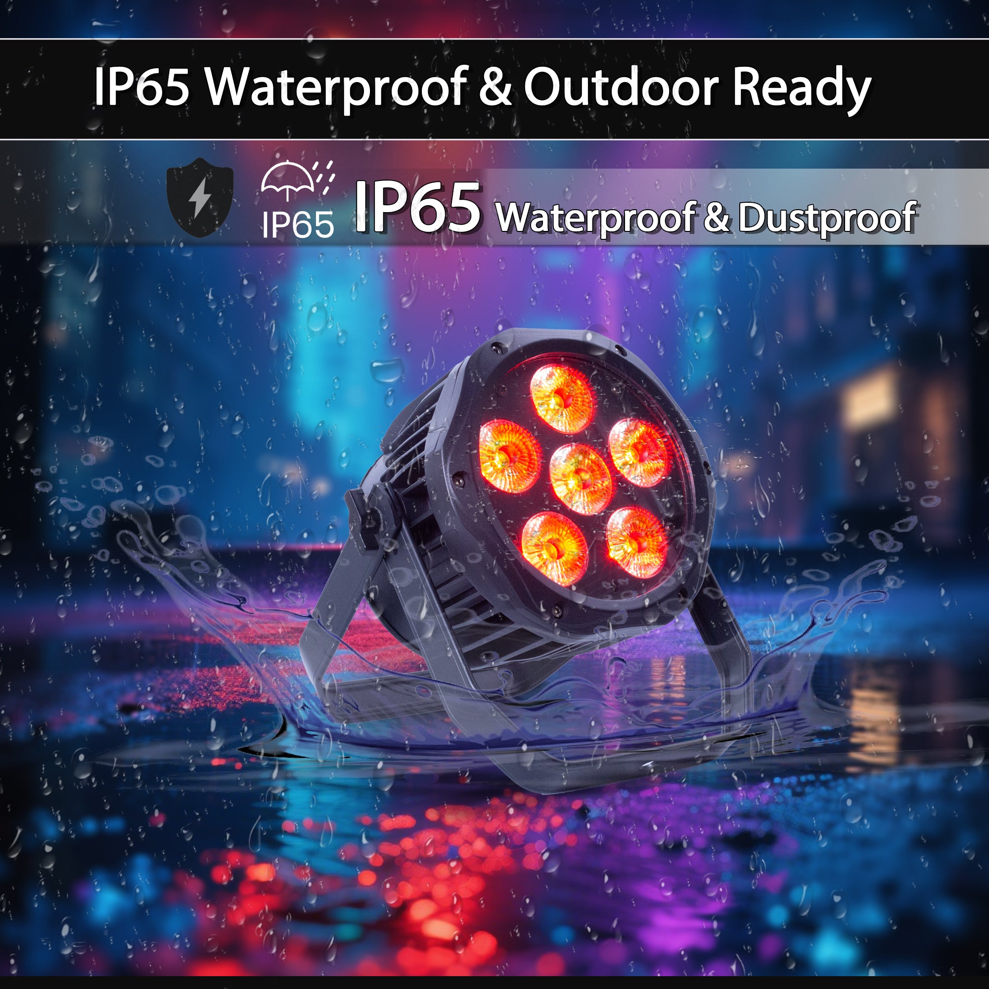 Pknight Battery Powered LED Wash Bar Light, 12×18W RGBWA+UV Wireless DMX512 Uplight, IP65 Waterproof Rechargeable Stage Wall Washer, WiFi APP Control for DJ, Wedding, Party, Event & Outdoor Lighting