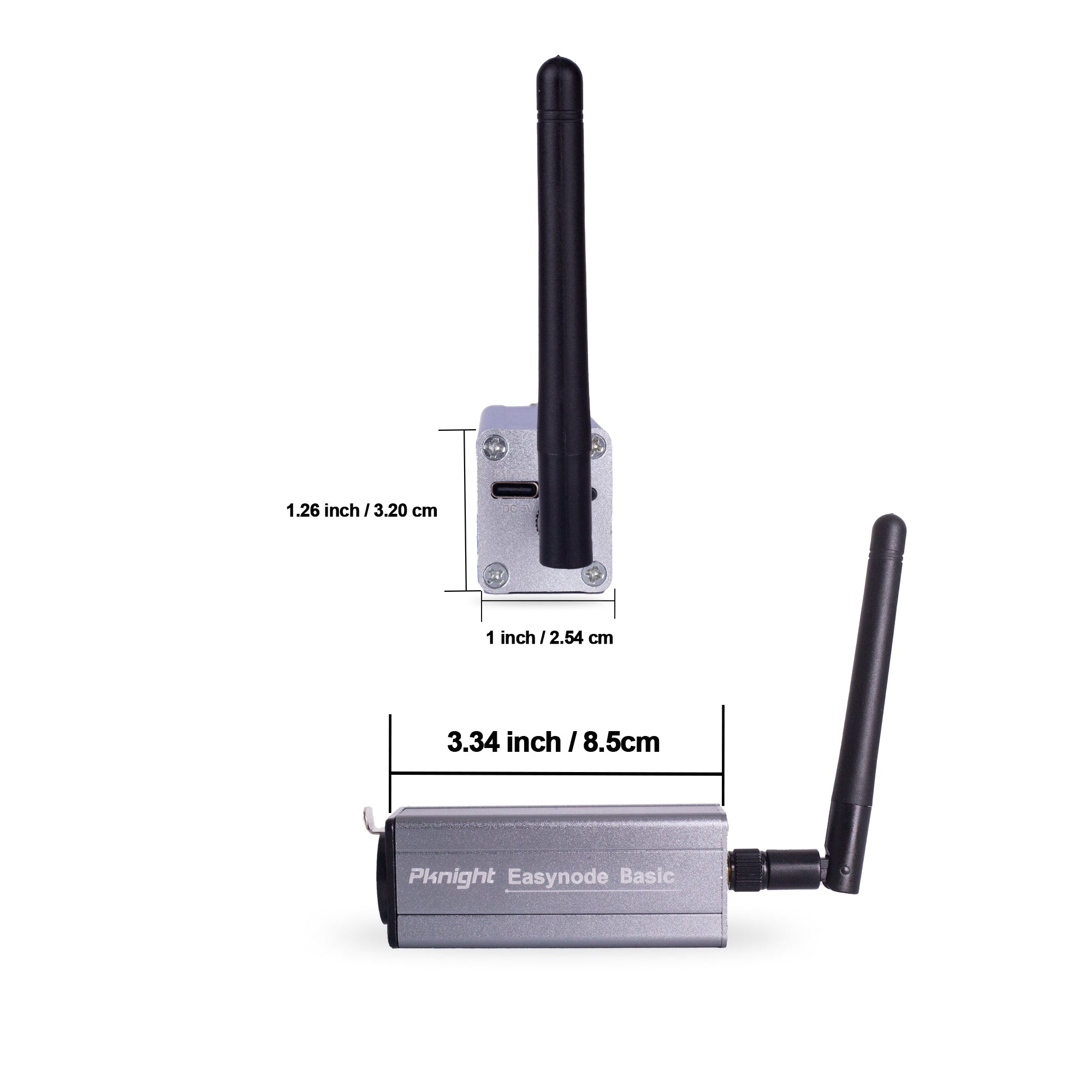 Pknight 2.4G Wireless DMX Controller,Compact Transceiver with Wi-Fi/Bluetooth Connectivity, Supports Artnet & sACN,Easynode Basic