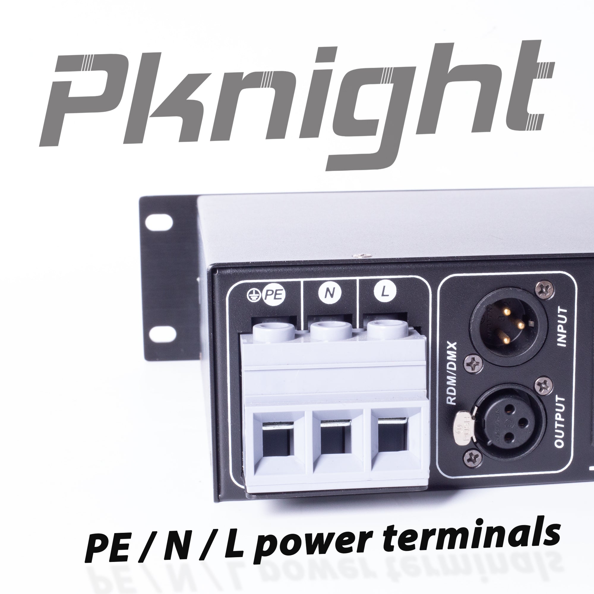 PKnight CP0802C 8-Channel Smart Power Sequencer and Intelligent Switch, 80A Power Management Controller with DMX512/RDM, RS485 and Manual Control, 19-Inch 1.5U Rack Mount, AC 90-240V for Stage Lighting and Audio Systems