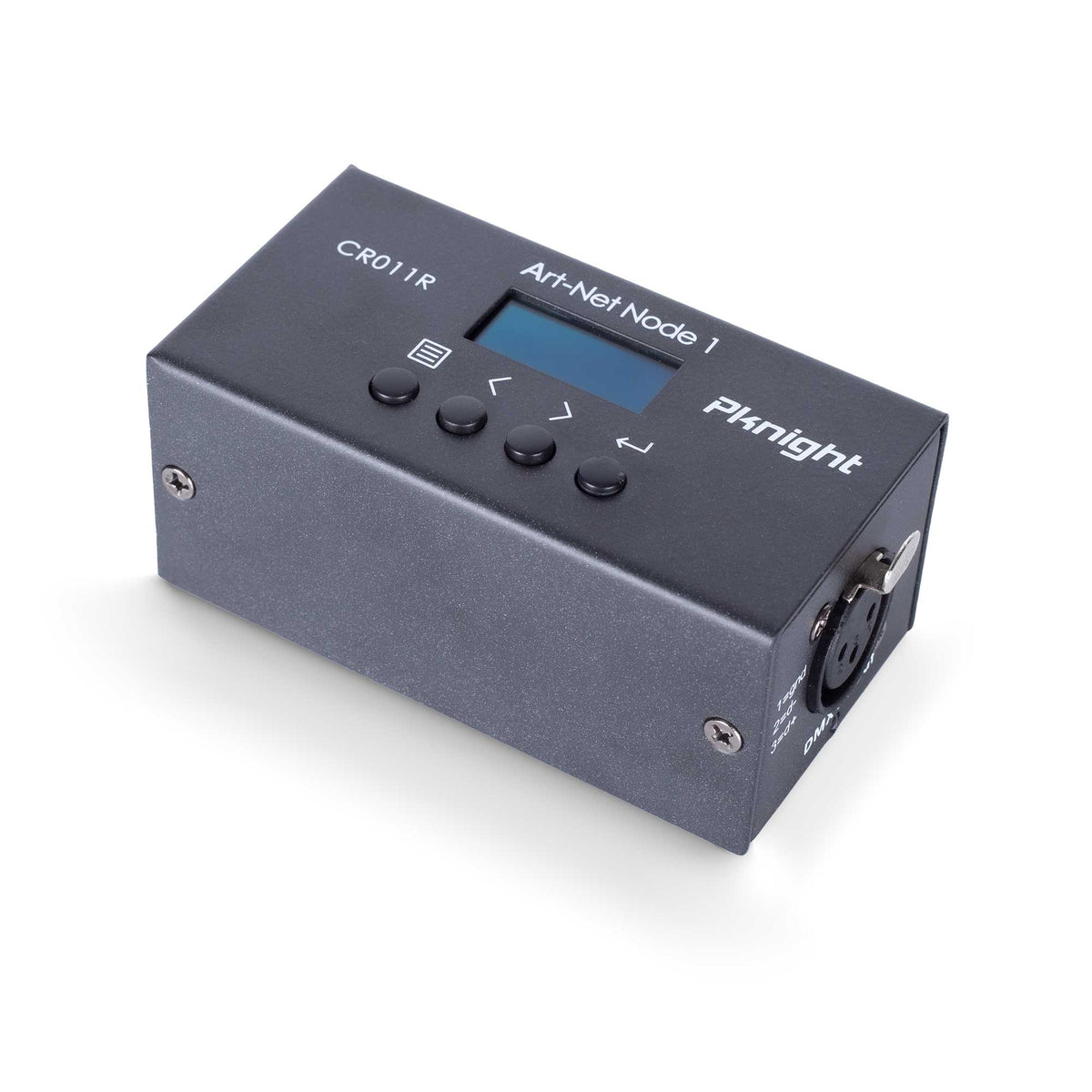 Pknight CR011R one-port Art-Net node, shown as an example of the participating Art-Net range