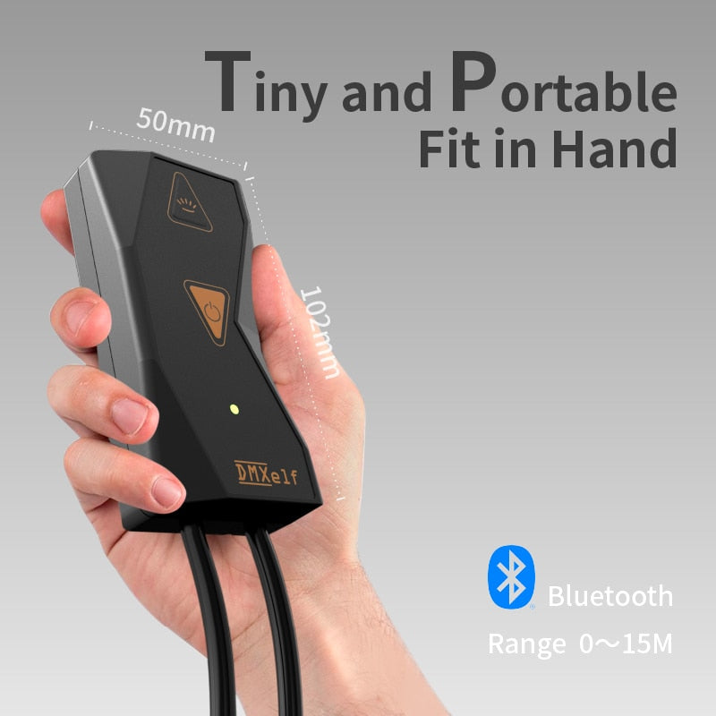 Pknight DMXelf Multifunction DMX Test Tool DMX Tester(3-pin or 5-pin ...