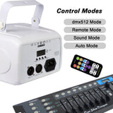 DJ LightING Stage Lights,3 in 1 Multi-Effect Light,Derby Beam&amp;Strobe&amp;Laser DMX Light  for Home Dance Wedding Event Party Show