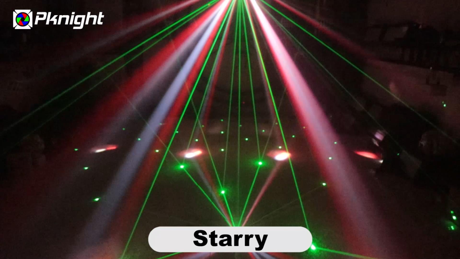 DJ LightING Stage Lights,3 in 1 Multi-Effect Light,Derby Beam&amp;Strobe&amp;Laser DMX Light  for Home Dance Wedding Event Party Show